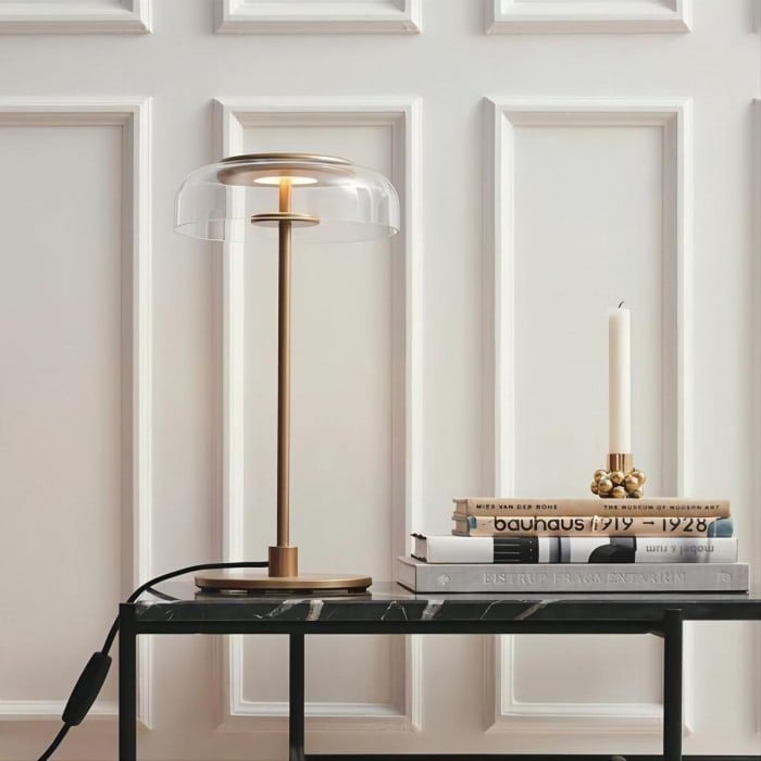 Marino Bloshi Round Glass Table Lamp | BOGO Sale