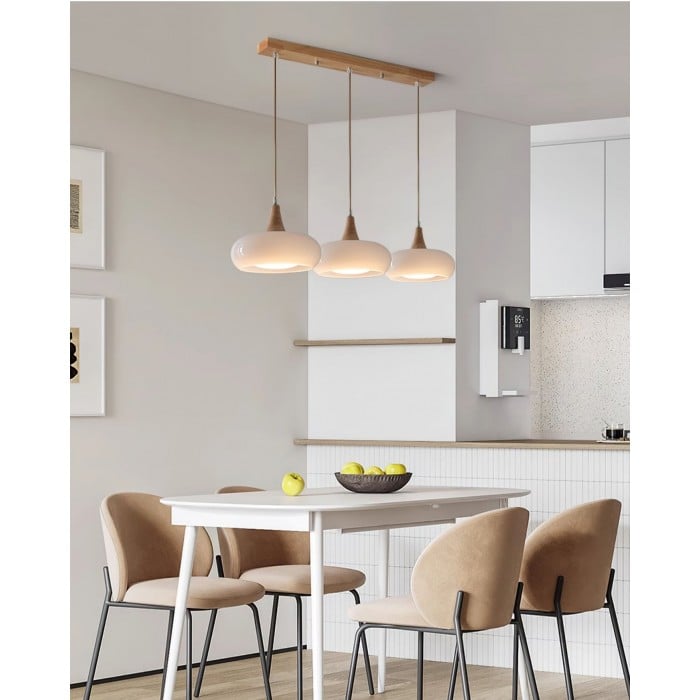 Violetta Bauhaus-Inspired Orange Disc Pendant Light | BOGO Sale