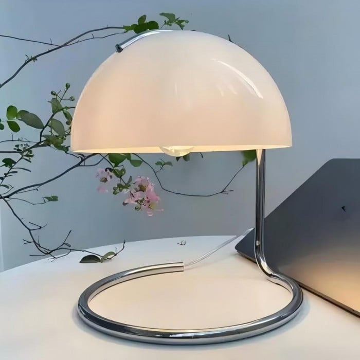 Theo Bauhaus Pudding Glass Table Lamp | BOGO Sale