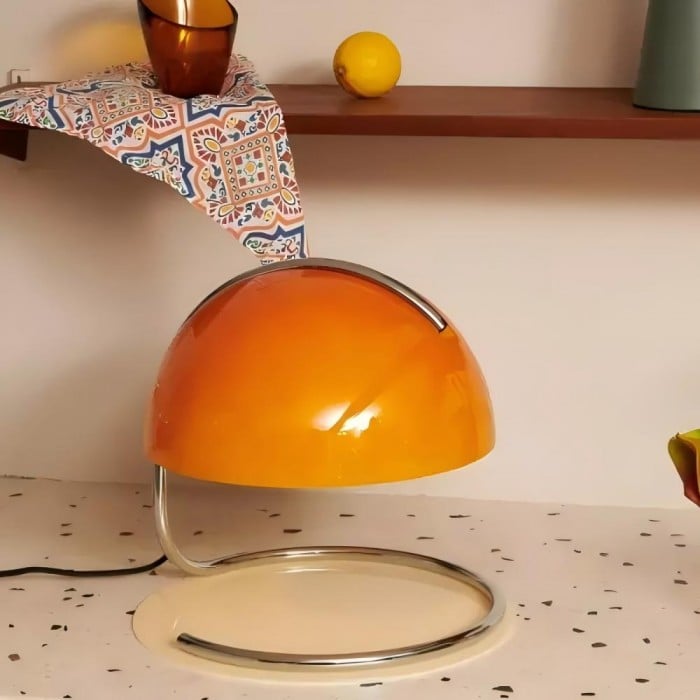 Theo Bauhaus Pudding Glass Table Lamp | BOGO Sale