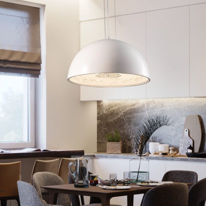 Nicolas White Plaster Pendant Light | BOGO Sale
